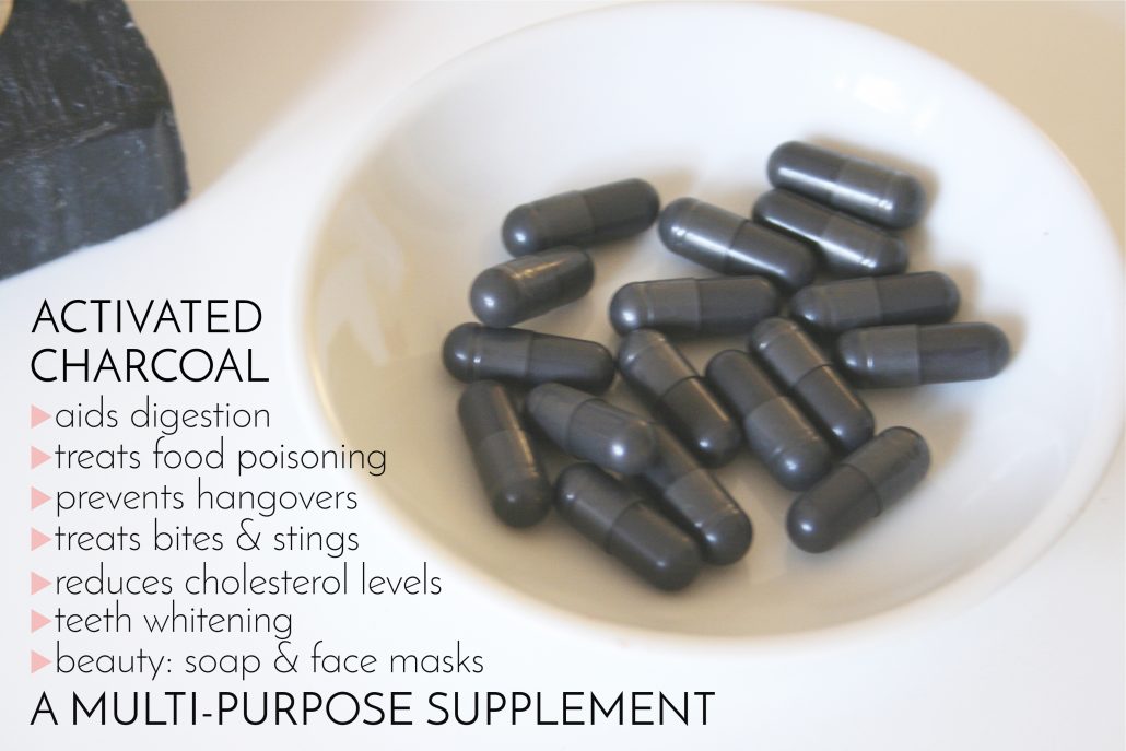 Activated Charcoal: A Multi-Purpose, Bomb-Ass Supplement | Aids in Digestion, Prevents Hangover, Whitens Teeth, Detoxifies the Body, Etc! | www.HustleAndHalcyon.com