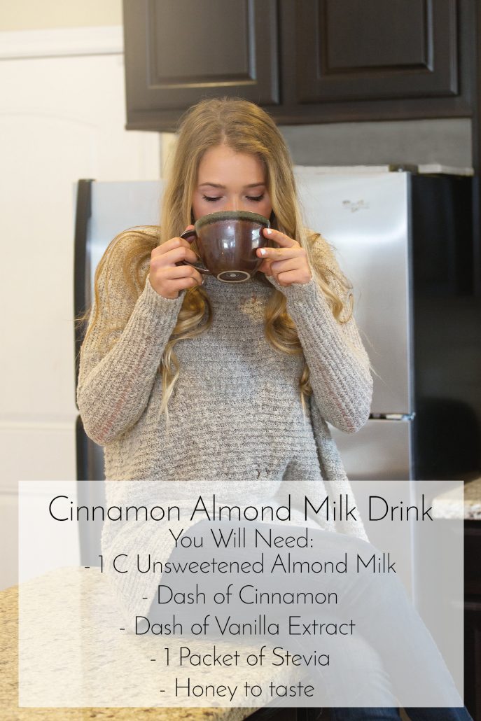 Skinny Cinnamon Almond Milk Drink Recipe: Satisfy your sweet tooth with this warm & cozy drink recipe (without all the sugary crap!) | www.hustleandhalcyon.com