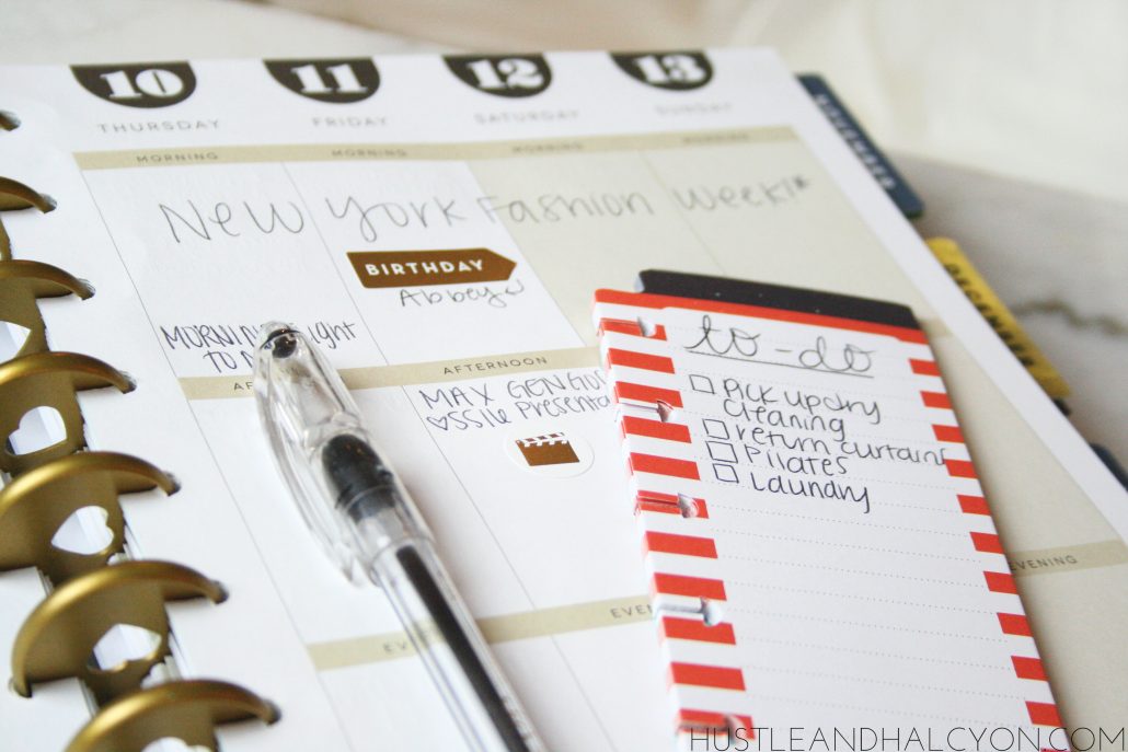 True Life: I'm Addicted to My Planner. How to Organize Your WHOLE Life Into ONE Planner // Hustle + Halcyon