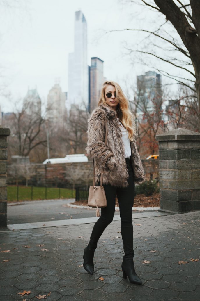 Faux Fur in the City | Hustle + Halcyon