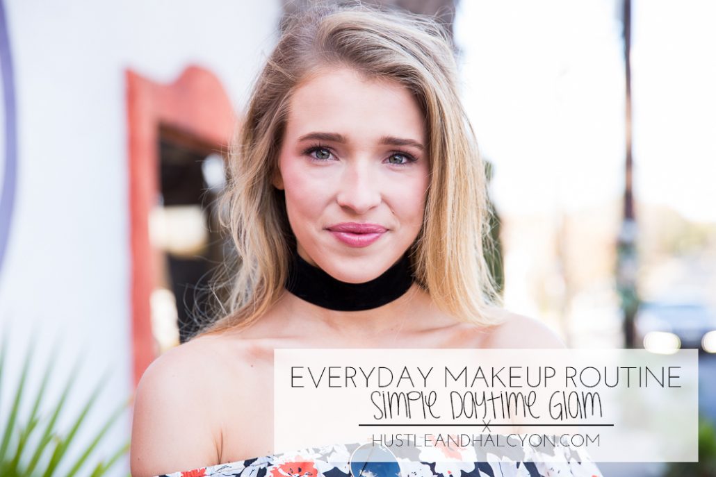 Simple, Daytime Makeup Route: Everyday Glam | Hustle + Halcyon