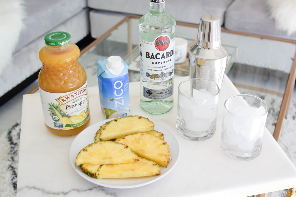 Healthy Girl Pina Colada with Coconut Water | Hustle + Halcyon