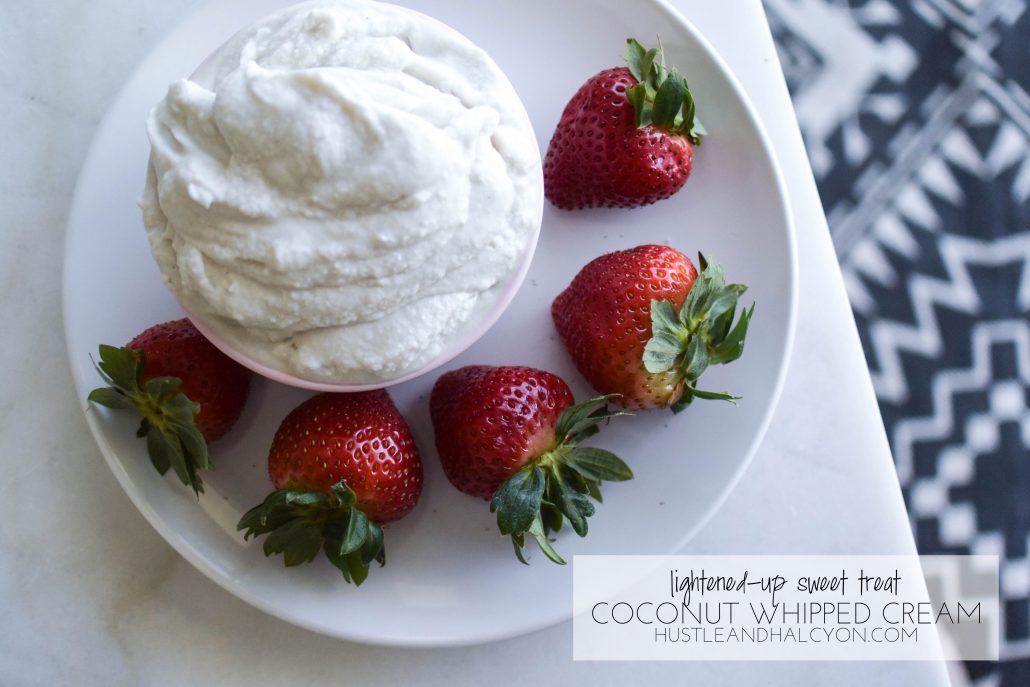 Coconut Whipped Cream with Blogger Payton Sartain of Hustle + Halcyon