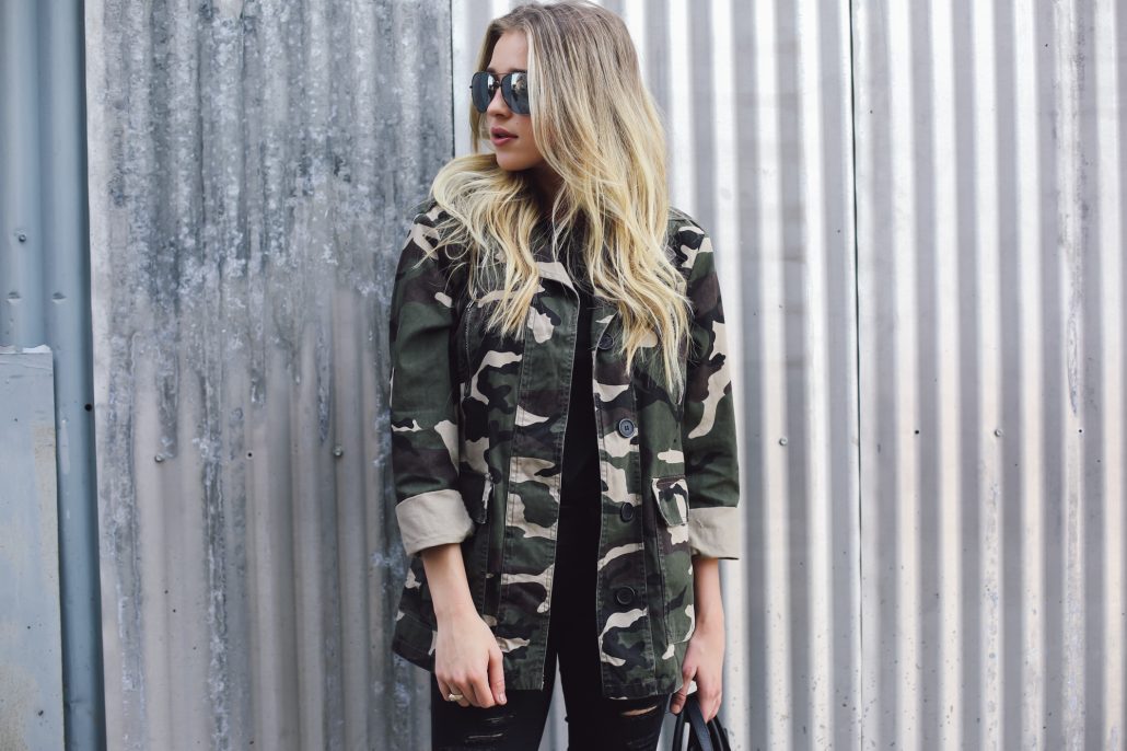 Camo for Fall with Hustle + Halcyon