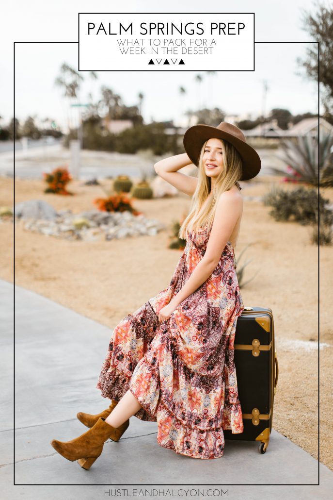Palm Springs Prep: What to pack for a week in the desert with Hustle + Halcyon