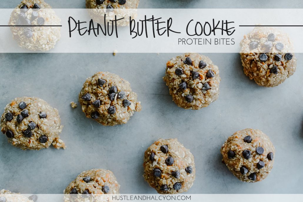 Peanut Butter Cookie Protein Bites, a recipe by Payton Sartain