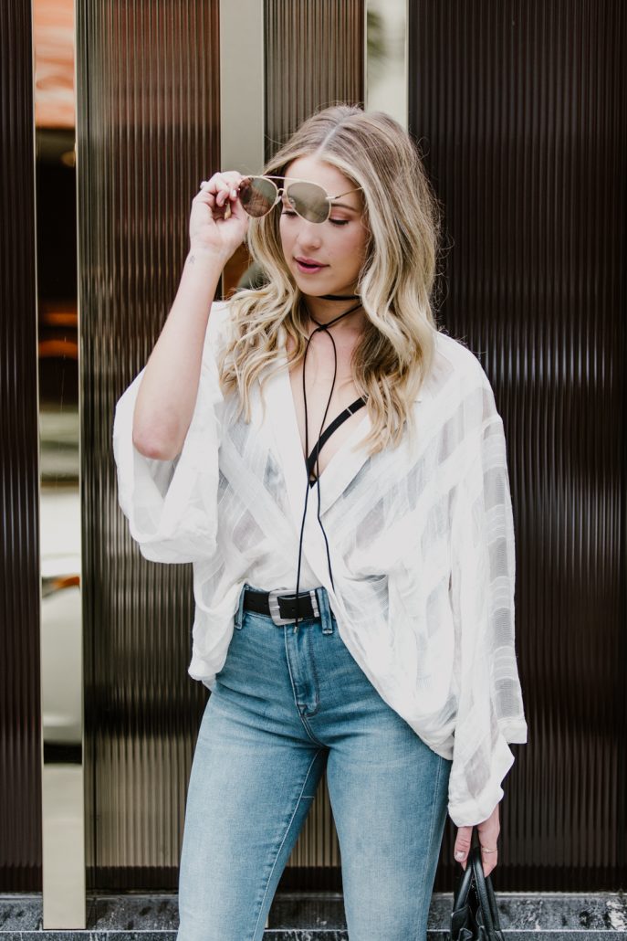 Urban Outfitters Spring Style on Payton Sartain of Hustle + Halcyon