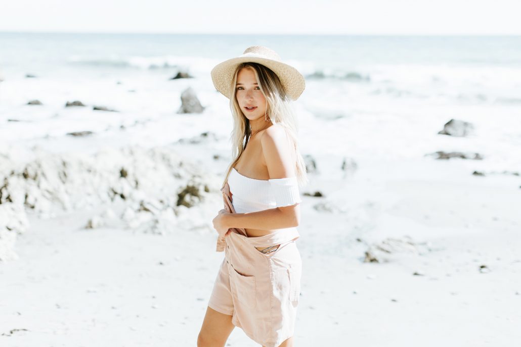 Blogger Payton Sartain of Hustle + Halcyon in Urban Outfitters