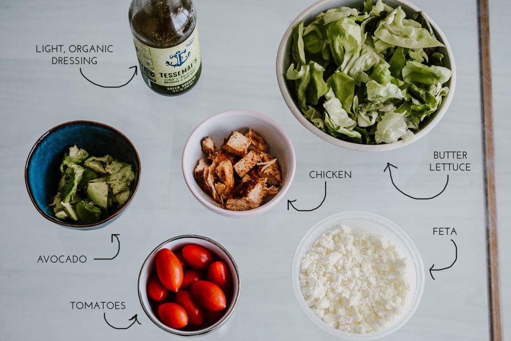 Hustle and Halcyon's MAKE AT HOME SALAD RECIPE!