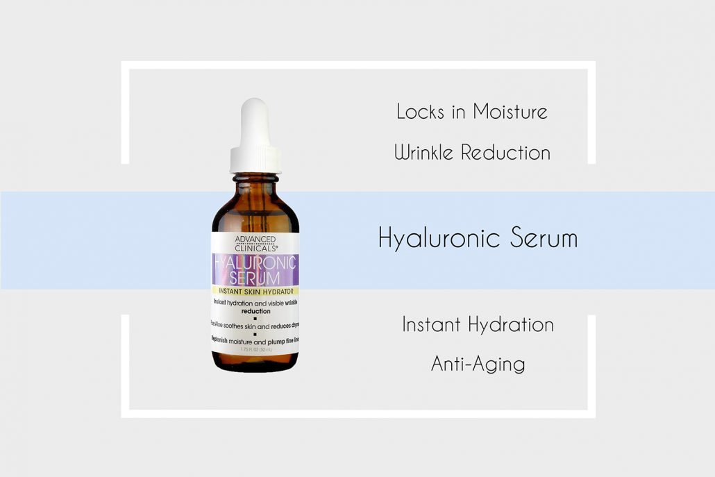 Hustle + Halcyon's skincare routine for brighter skin: advanced clinicals hyaluronic serum 
