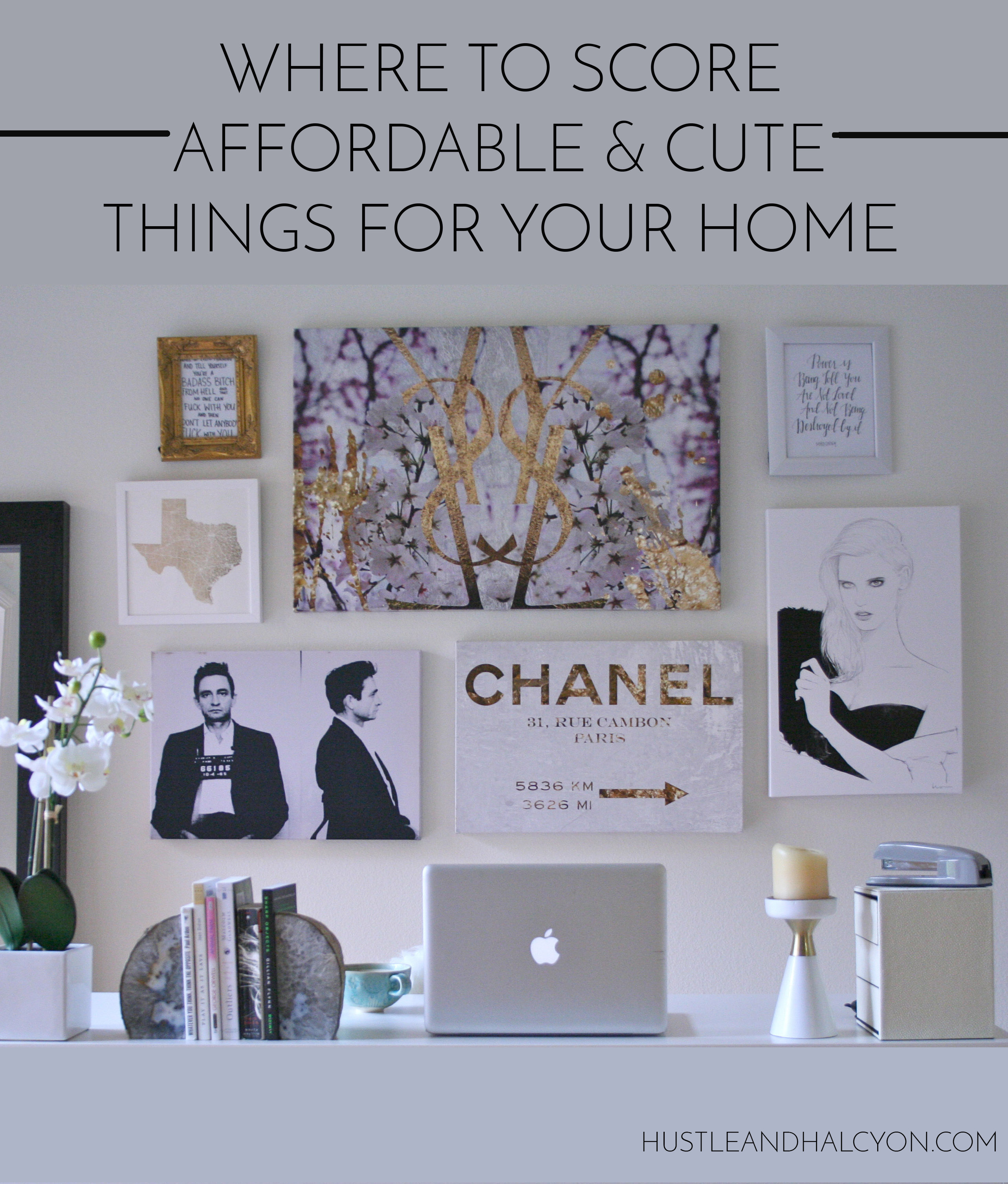 Where to Find Cheap & Cute Home Decor | Hustle + Halcyon