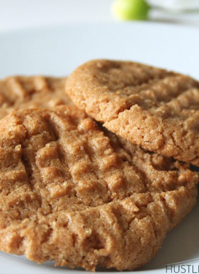 4-Ingredient, Healthy-Girl Peanut Butter Cookies // Hustle + Halcyon