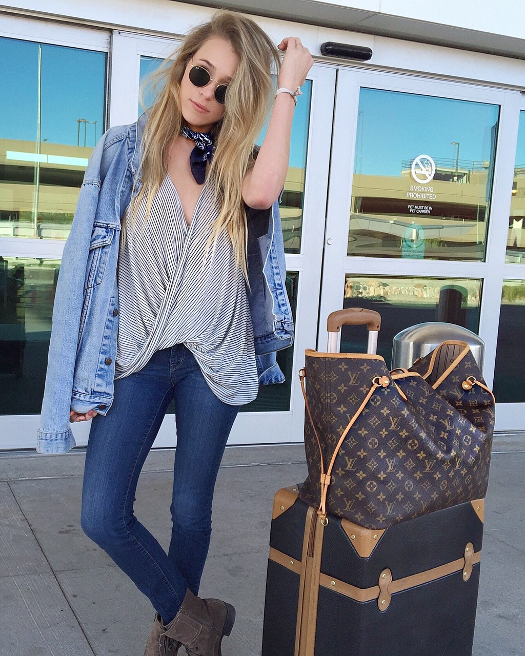100 BAGGAGE.TRAVEL ideas  travel style, airport style, louis vuitton bag  neverfull