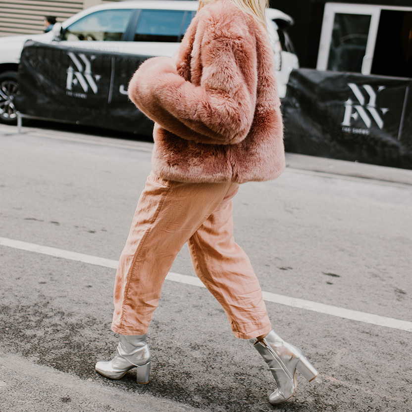 One-Tone Blush Look, the Mara Hoffman Show, and More New York Fashion Week Behind the Scenes