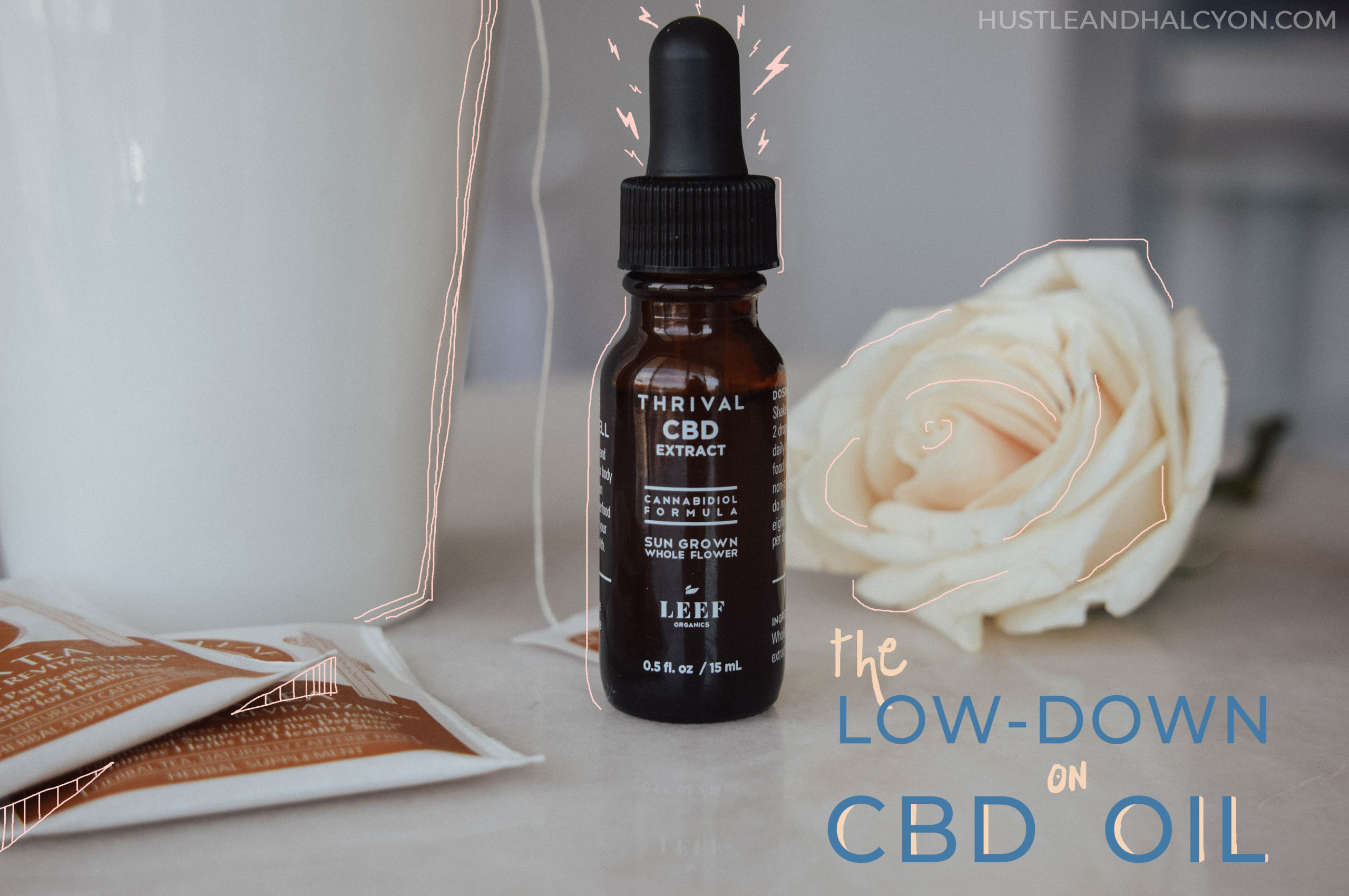 What is CBD Oil & How Do I Use It // Hustle + Halcyon